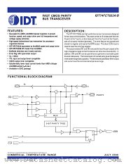 IDT74FCT833 datasheet pdf IDT