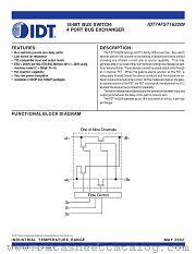 IDT74FST163209 datasheet pdf IDT