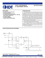 IDT74FST163232 datasheet pdf IDT