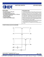 IDT74FST163245 datasheet pdf IDT