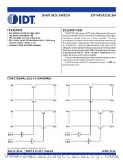 IDT74FST32XL384 datasheet pdf IDT