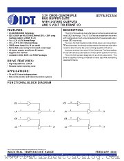 IDT74LVC125A datasheet pdf IDT