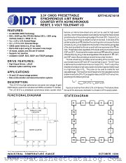 IDT74LVC161A datasheet pdf IDT