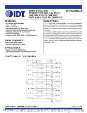 IDT74LVC4245A datasheet pdf IDT