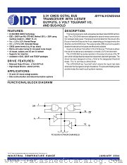 IDT74LVCH2245A datasheet pdf IDT