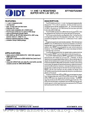 IDT74SSTU32864 datasheet pdf IDT