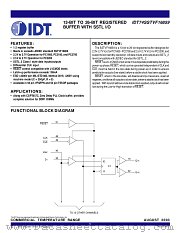 IDT74SSTVF16859 datasheet pdf IDT