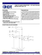 IDT74SSTVM16859 datasheet pdf IDT