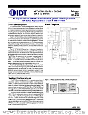 IDT75P42100 datasheet pdf IDT