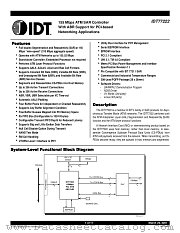 IDT77222 datasheet pdf IDT
