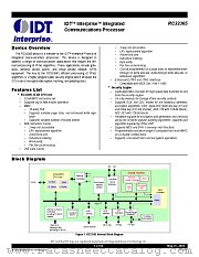 IDT79RC32365 datasheet pdf IDT