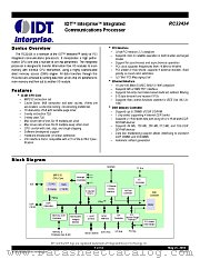 IDT79RC32434 datasheet pdf IDT