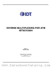 IDT82V2604 datasheet pdf IDT