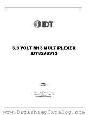 IDT82V8313 datasheet pdf IDT
