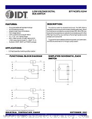 IDT74CBTLV3244 datasheet pdf IDT
