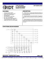 IDT74CBTLV3251 datasheet pdf IDT