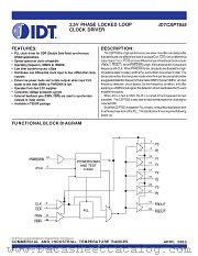 CSPT855 datasheet pdf IDT