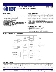 CV119 datasheet pdf IDT