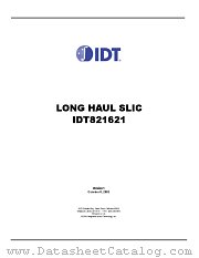 IDT821621 datasheet pdf IDT