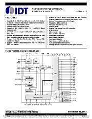 IDT82V3012 datasheet pdf IDT