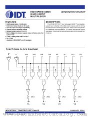 QS74FCT2157T datasheet pdf IDT