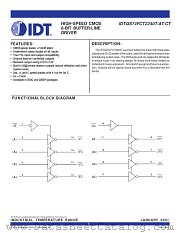 QS74FCT2240T datasheet pdf IDT