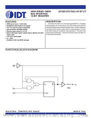 QS74FCT2821T datasheet pdf IDT