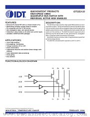 QS3126 datasheet pdf IDT