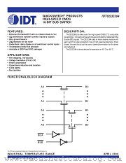QS32384 datasheet pdf IDT