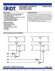 QS32X2384 datasheet pdf IDT