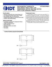 QS32XR861 datasheet pdf IDT