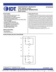 QS3389 datasheet pdf IDT