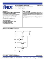QS3390 datasheet pdf IDT