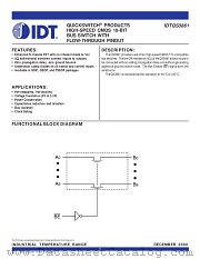 QS3861 datasheet pdf IDT