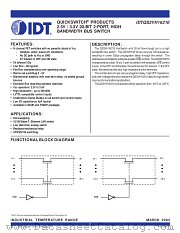 QS3VH16210 datasheet pdf IDT