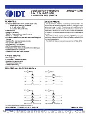 QS3VH16244 datasheet pdf IDT