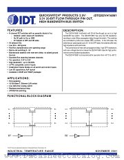 QS3VH16861 datasheet pdf IDT