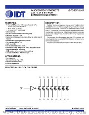 QS3VH2245 datasheet pdf IDT