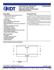 QS3VH861 datasheet pdf IDT