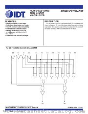QS74FCT153T datasheet pdf IDT