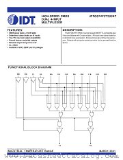 QS74FCT253T datasheet pdf IDT