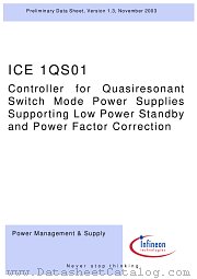 ICE1QS01G datasheet pdf Infineon