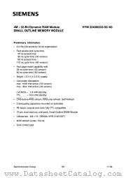 HYM324000GD-50 datasheet pdf Infineon