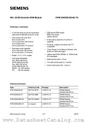 HYM324020S-70 datasheet pdf Infineon