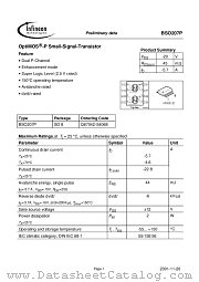 BSO207P datasheet pdf Infineon