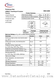 BSO220N datasheet pdf Infineon