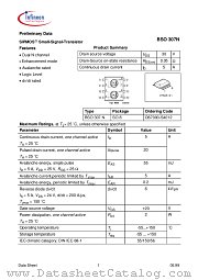 BSO307N datasheet pdf Infineon