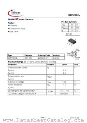 BSP615S2L datasheet pdf Infineon