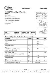 BSV236SP datasheet pdf Infineon