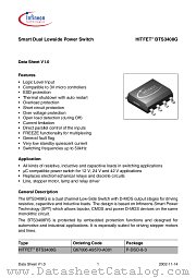 BTS3408G datasheet pdf Infineon
